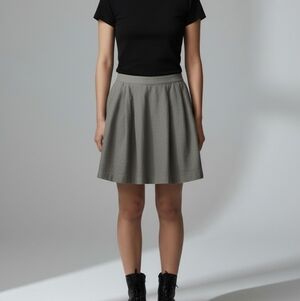 Noa Noa 100% Linen Khaki Green Skirt